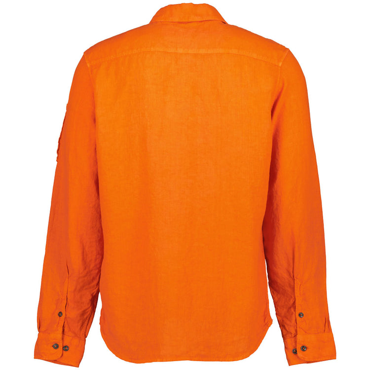 C.P. Linen Zip Up Lens Overshirt - Casual Basement