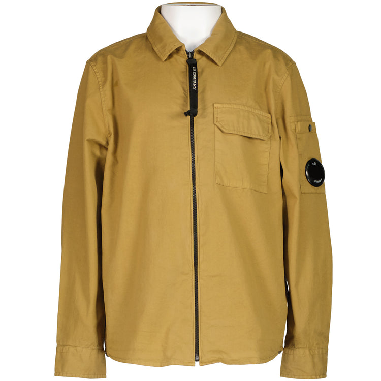 Junior Gabardine Lens Zip Overshirt - Casual Basement