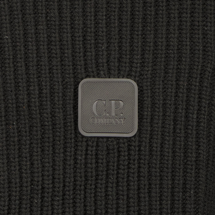 Patch Logo Hooded Knit - Casual Basement