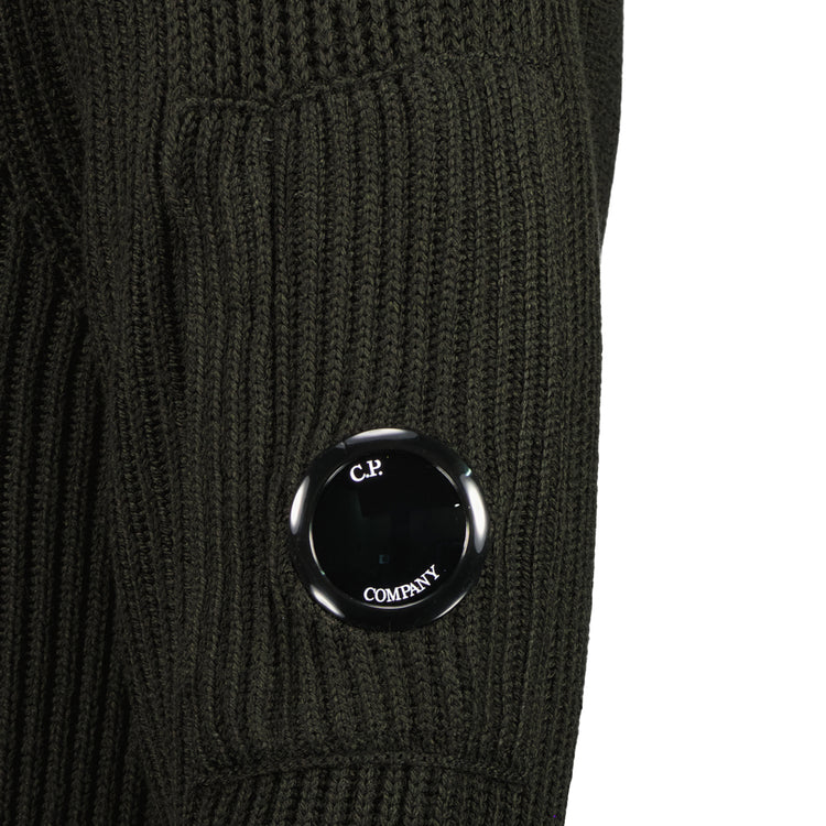Merino Wool Lens Cardigan - Casual Basement