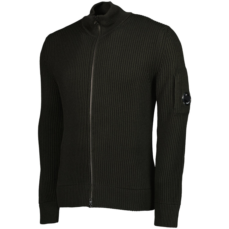 Merino Wool Lens Cardigan - Casual Basement