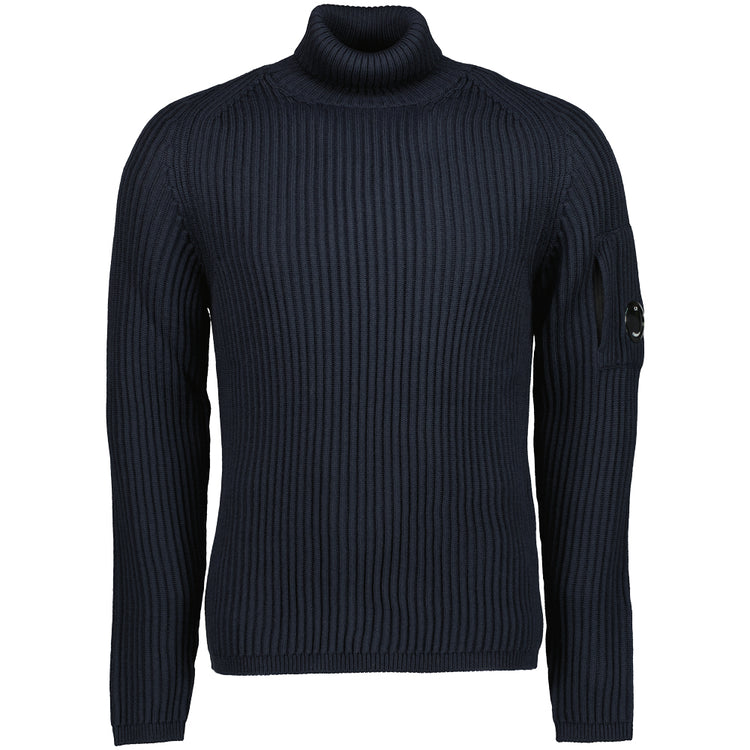 Merino Wool Turtle Neck Lens Knit - Casual Basement