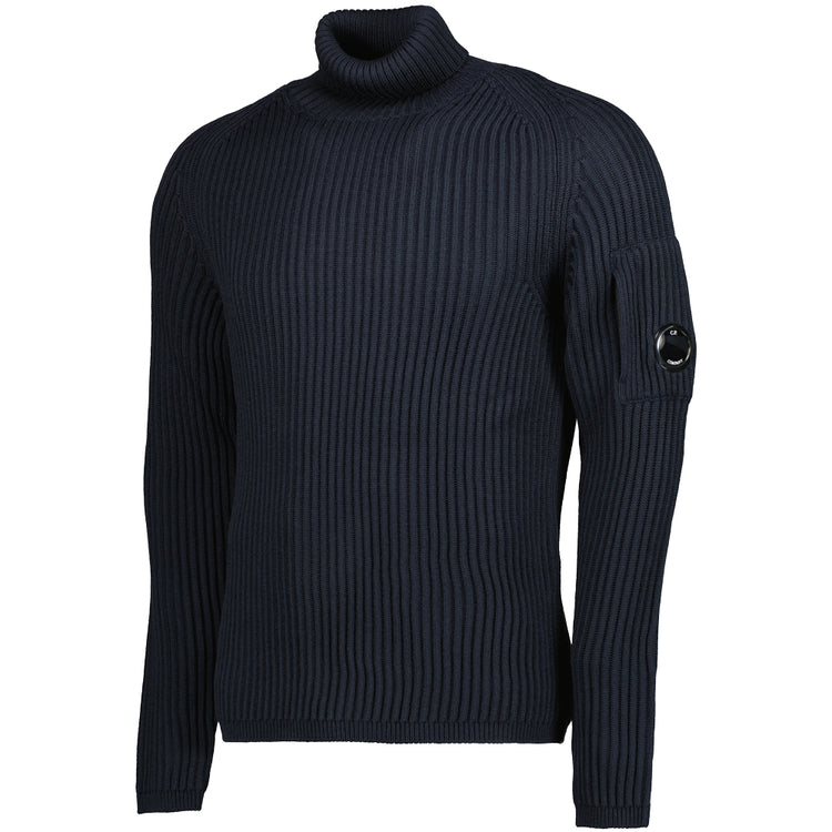 Merino Wool Turtle Neck Lens Knit - Casual Basement