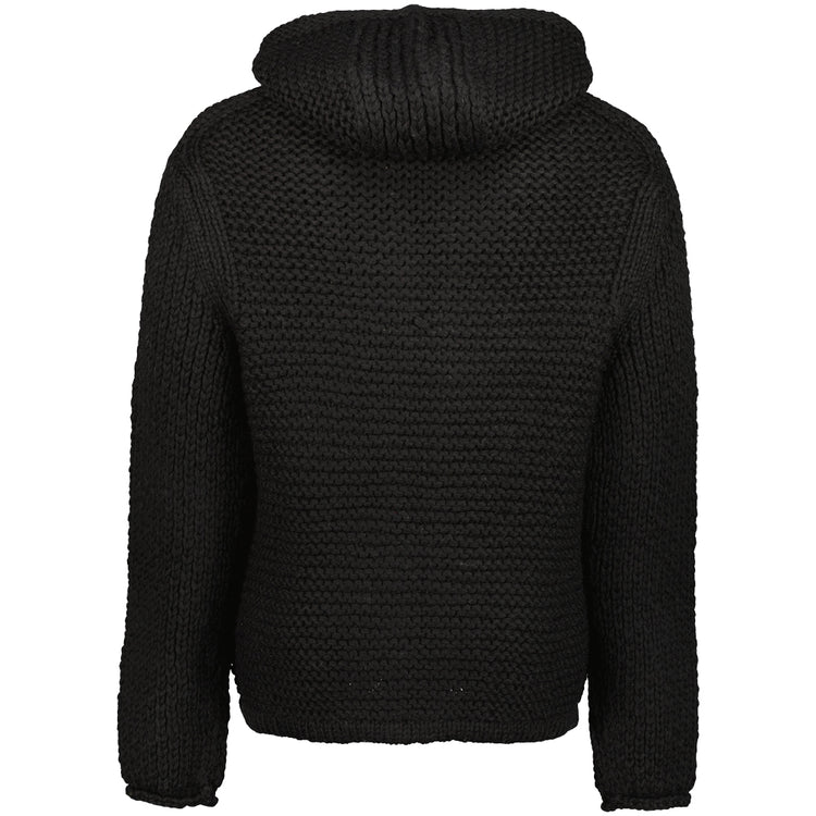 Handmade Wool Hooded Heavy Knit - Casual Basement