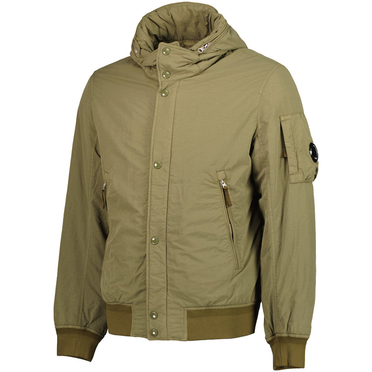 Flatt Nylon Padded Lens Jacket - Casual Basement