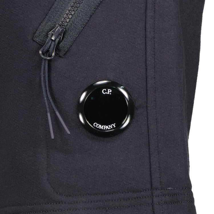 Diagonal Fleece Lens Sweat Shorts - Casual Basement