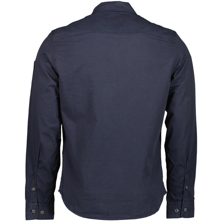 Gabardine Zip Up Lens Overshirt - Casual Basement