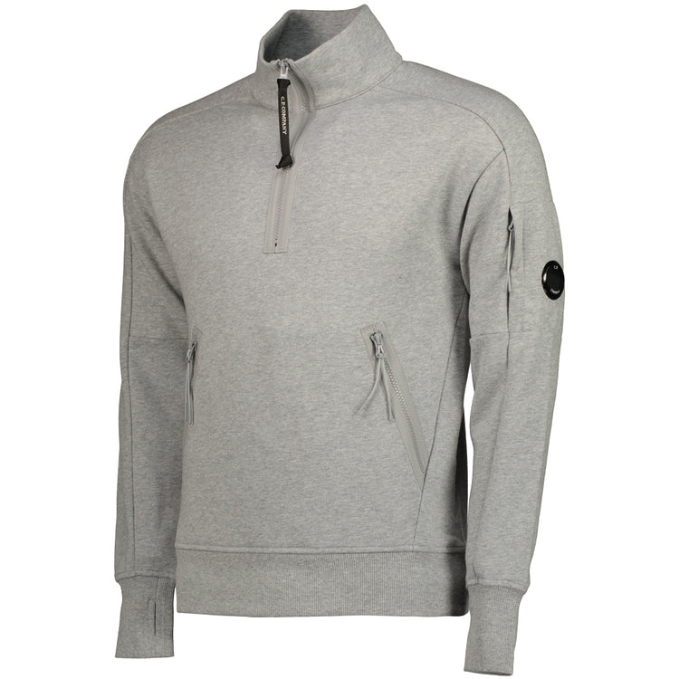Quarter Zip Lens Fleece Sweatshirt - Casual Basement