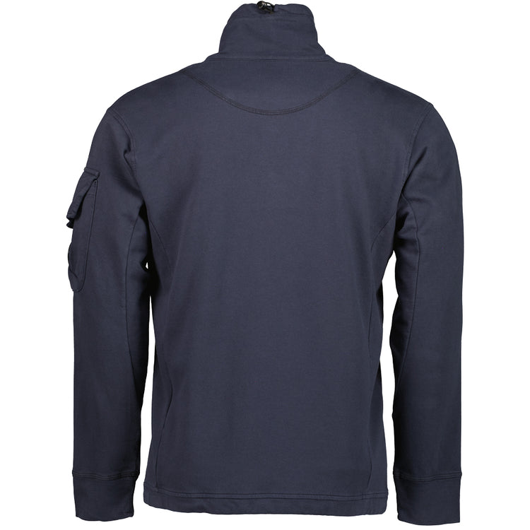 Light Fleece Polo Collar Lens Sweatshirt - Casual Basement