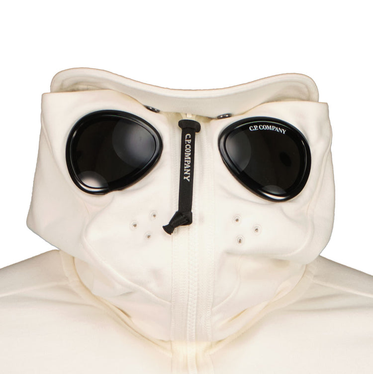 Hooded Explorer Goggle Zip Up Sweatshirt - Casual Basement