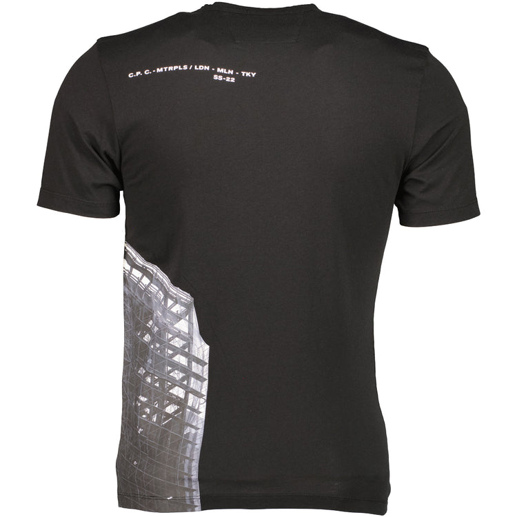 Metropolis Logo Print T-Shirt - Casual Basement
