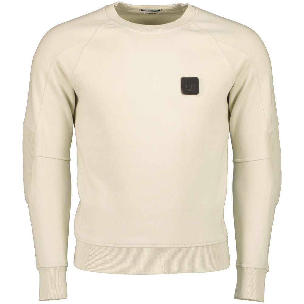C.P. Company | Metropolis Tech Crewneck Sweatshirt - Pelican