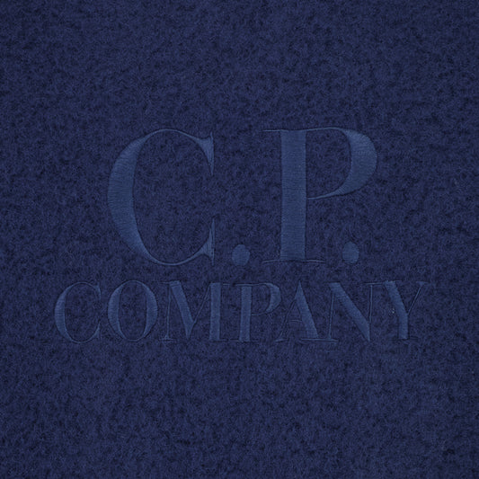 Wool Polar Fleece Logo Hoodie - Casual Basement