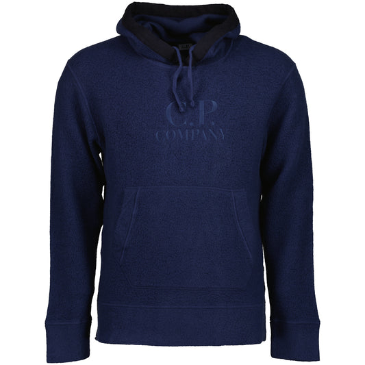 Wool Polar Fleece Logo Hoodie - Casual Basement