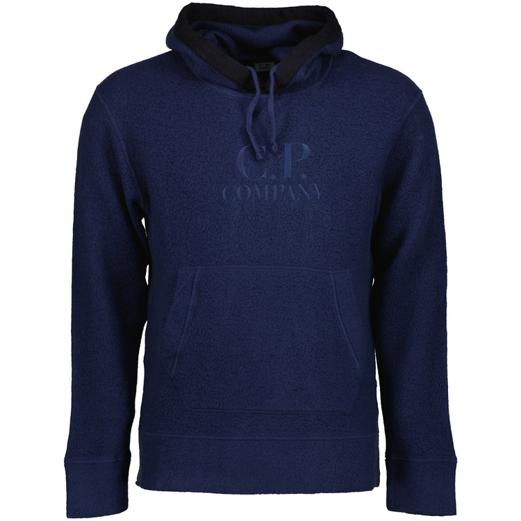 Wool Polar Fleece Logo Hoodie - Casual Basement
