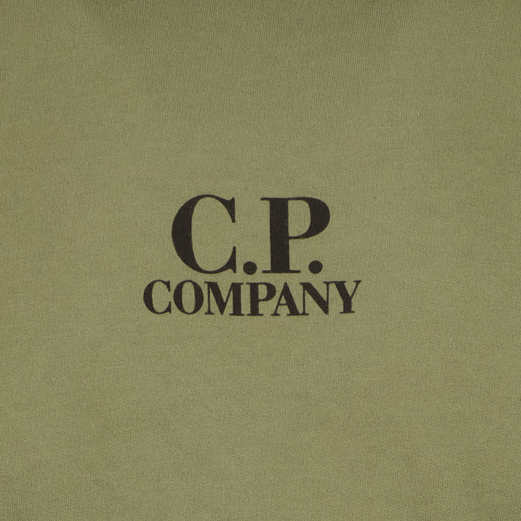 Short Sleeve Light Fleece Logo Sweatshirt - Casual Basement