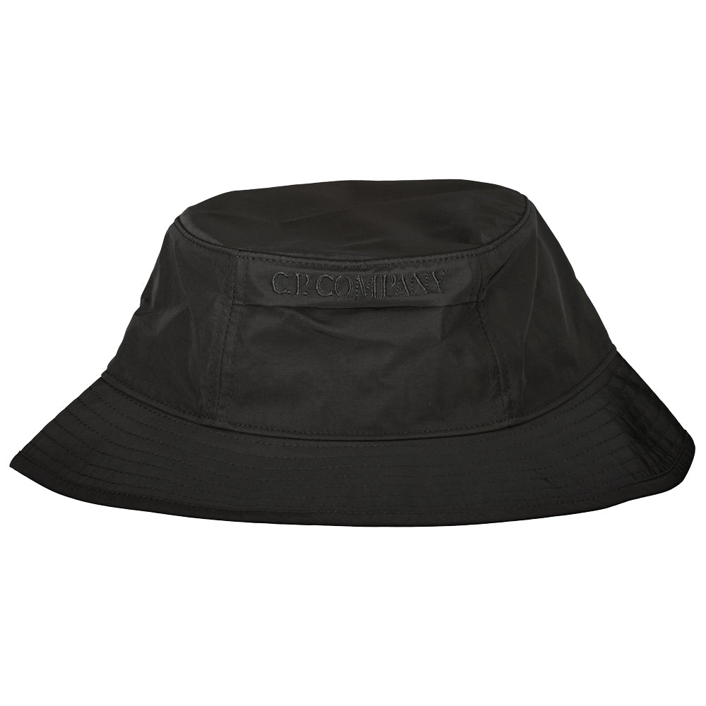 C.P. Company | Chrome-R Logo Bucket Hat - Black