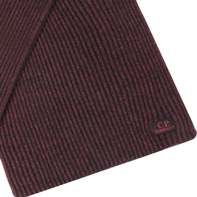 Fleece Knit Logo Scarf - Casual Basement