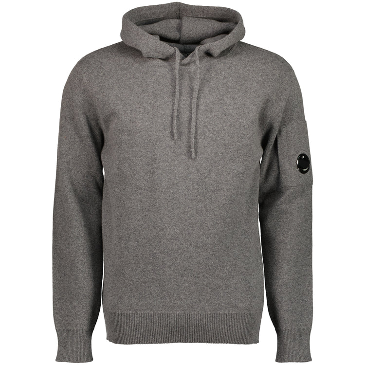 Lambswool Hooded Lens Jumper - Casual Basement