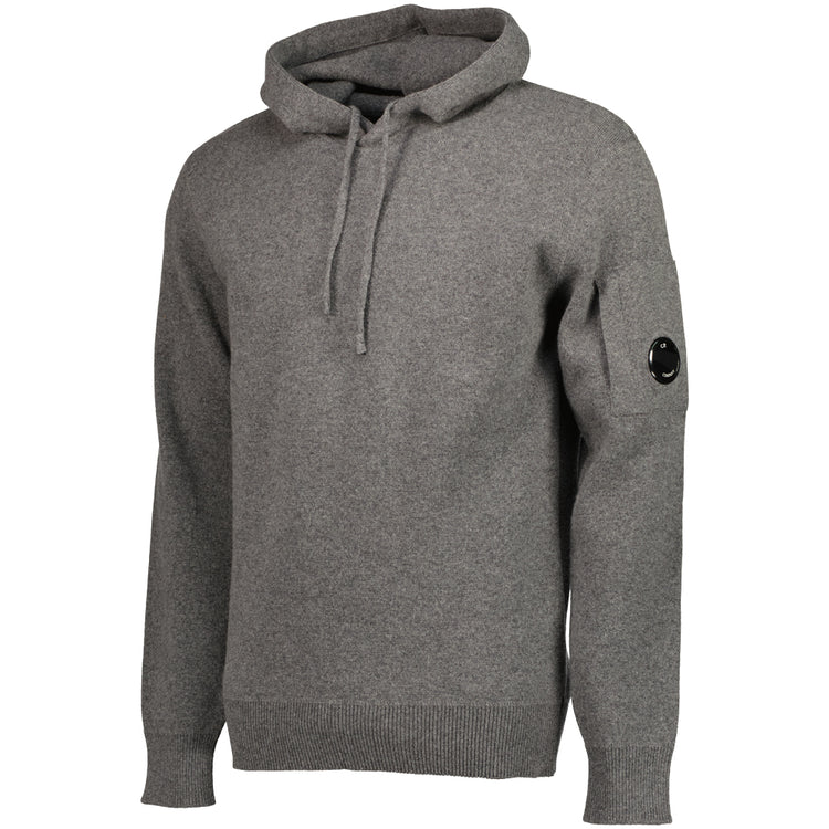 Lambswool Hooded Lens Jumper - Casual Basement