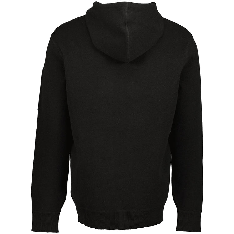 Lambswool Hooded Lens Jumper - Casual Basement