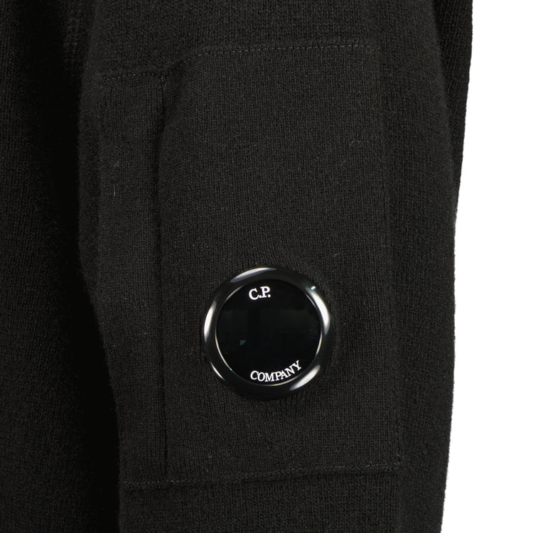 Lambswool Hooded Lens Jumper - Casual Basement