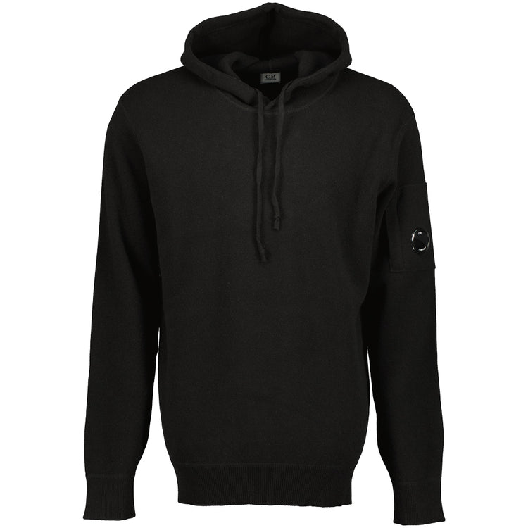 Lambswool Hooded Lens Jumper - Casual Basement