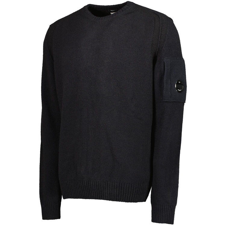 Crewneck Lens Fleece Knit - Casual Basement