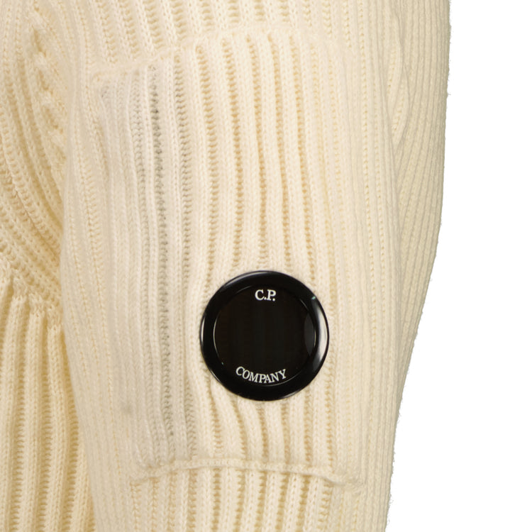 Ribbed Crewneck Lens Jumper - Casual Basement