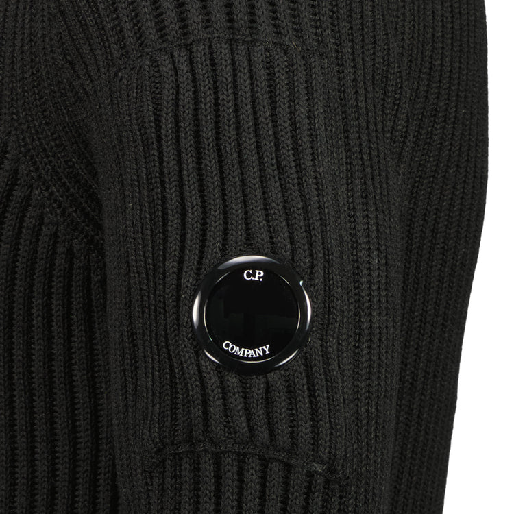Ribbed Crewneck Lens Jumper - Casual Basement