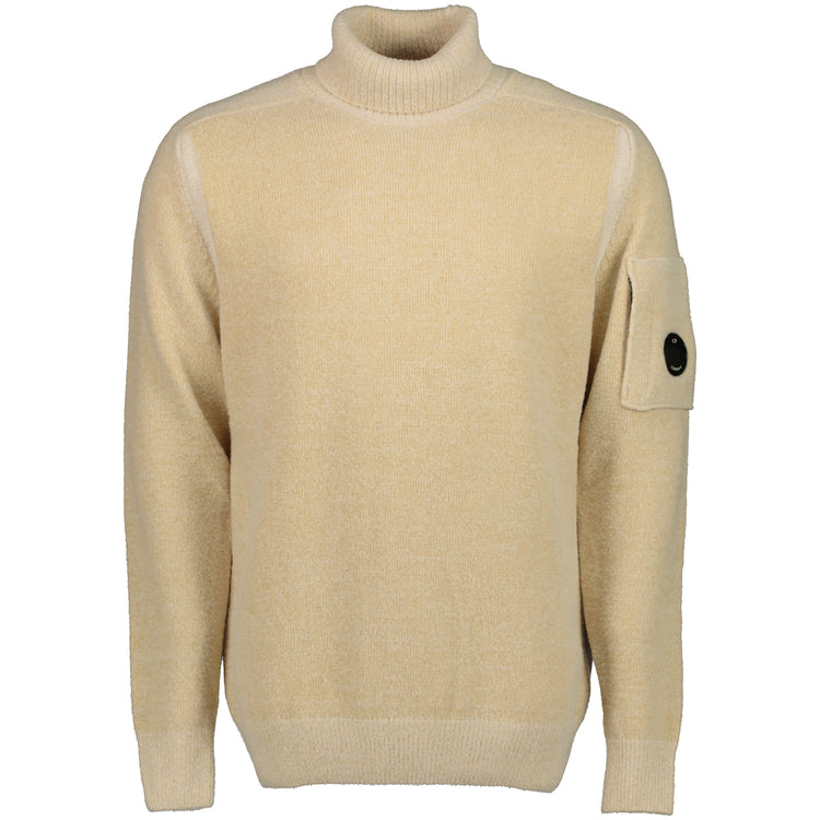 Turtle Neck Lens Fleece Knit - Casual Basement