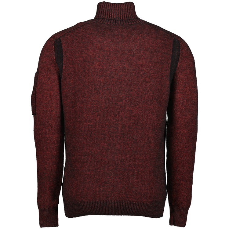Turtle Neck Lens Fleece Knit - Casual Basement