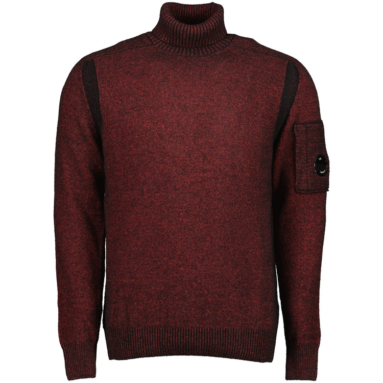 Turtle Neck Lens Fleece Knit - Casual Basement