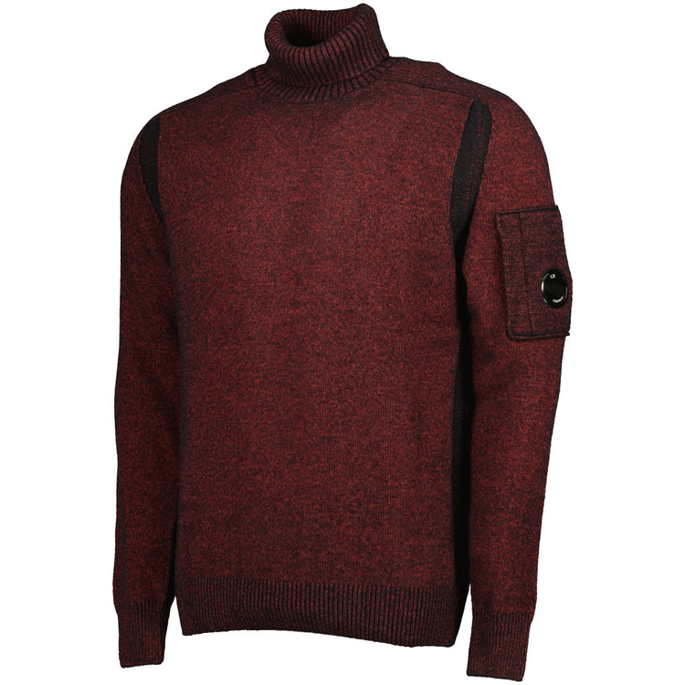Turtle Neck Lens Fleece Knit - Casual Basement