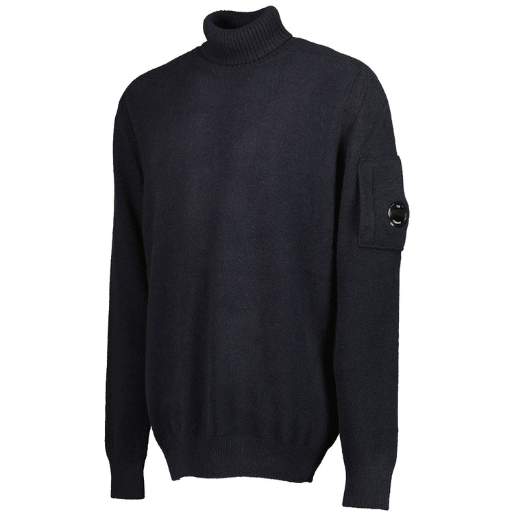 Turtle Neck Lens Fleece Knit - Casual Basement
