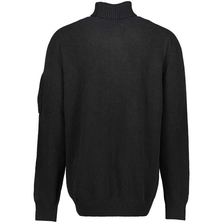 Turtle Neck Lens Fleece Knit - Casual Basement