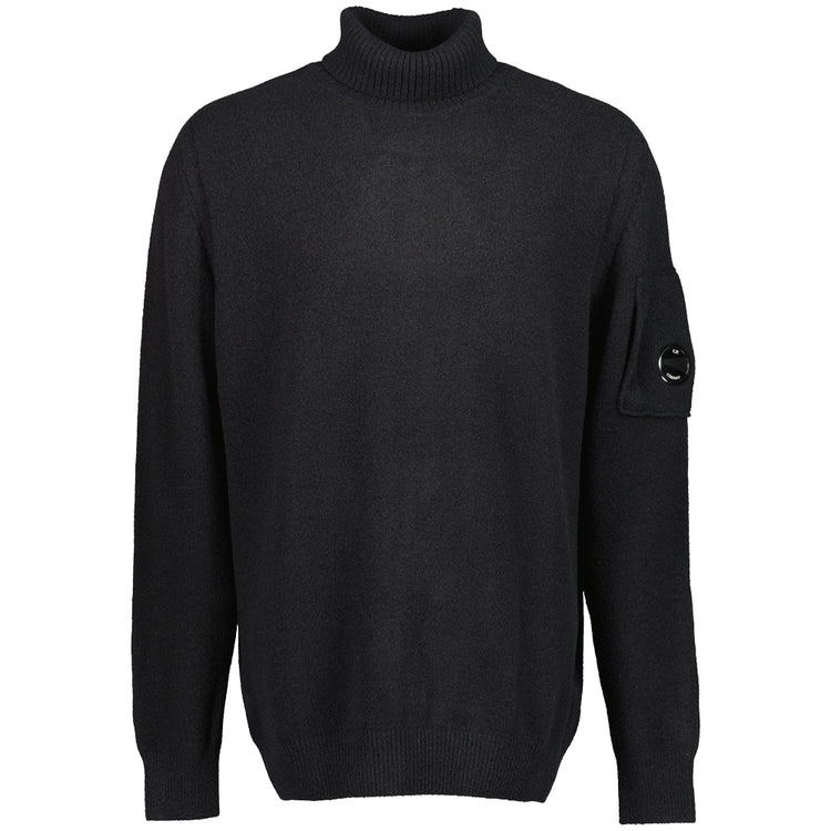 Turtle Neck Lens Fleece Knit - Casual Basement