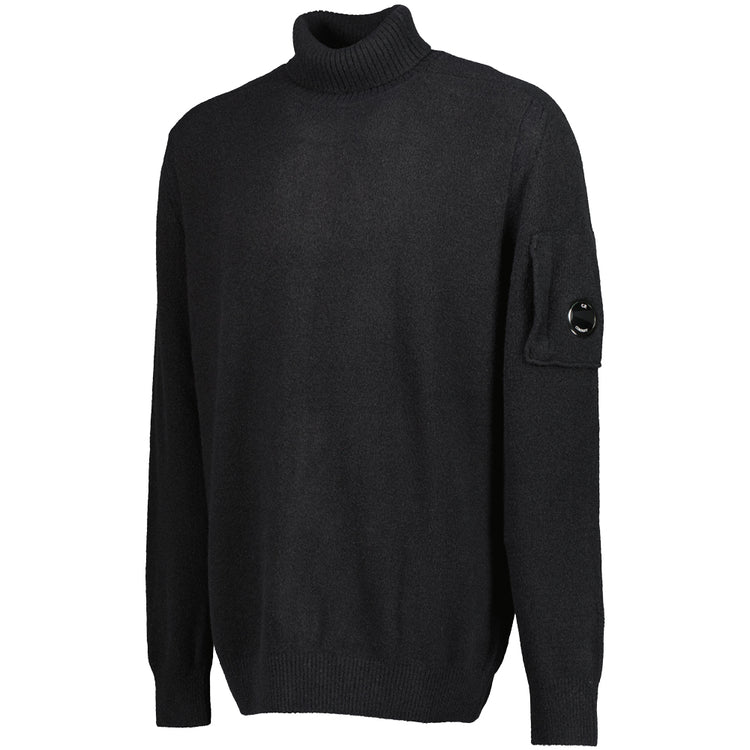 Turtle Neck Lens Fleece Knit - Casual Basement