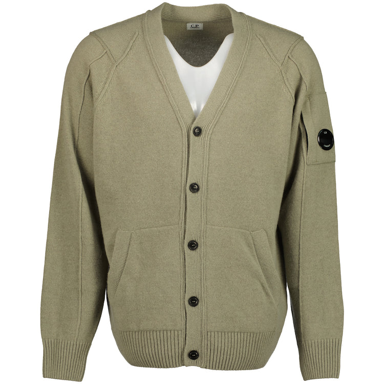 Lambswool Lens Cardigan - Casual Basement