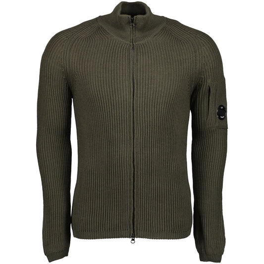 Re-Wool Zip Lens Cardigan - Casual Basement