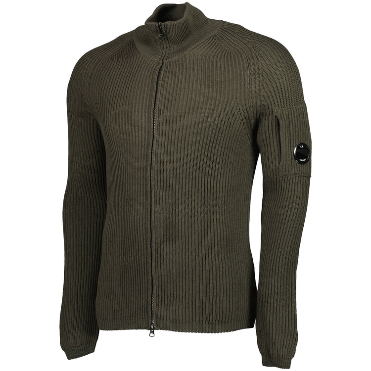 Re-Wool Zip Lens Cardigan - Casual Basement