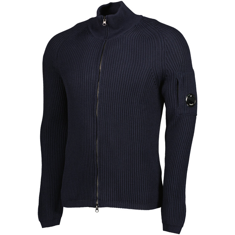 Re-Wool Zip Lens Cardigan - Casual Basement