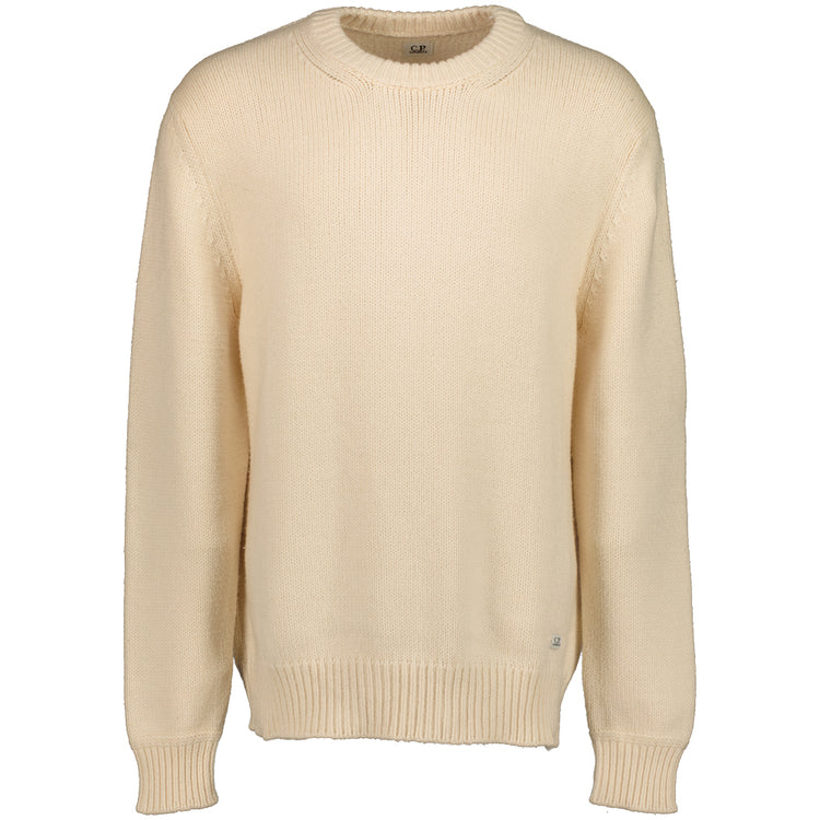 Cotton/Nylon Crewneck Jumper - Casual Basement