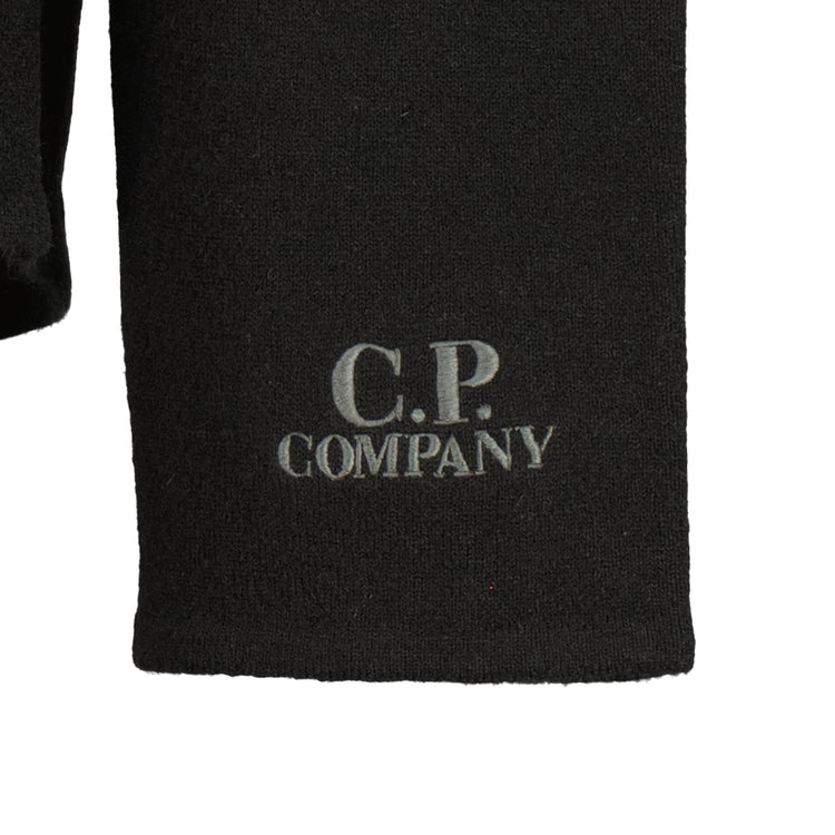 Embroidered Cuff Logo Zip Knit - Casual Basement