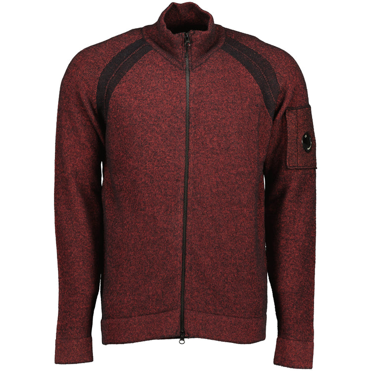 Knitted Lens Zip Cardigan - Casual Basement