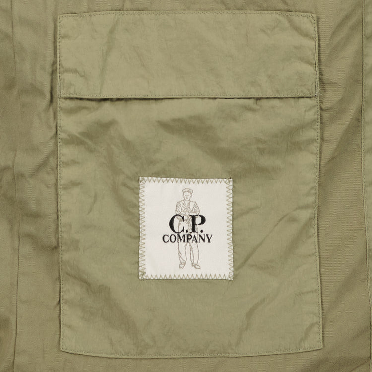 Chrome-R Hooded Lens Overshirt Jacket - Casual Basement