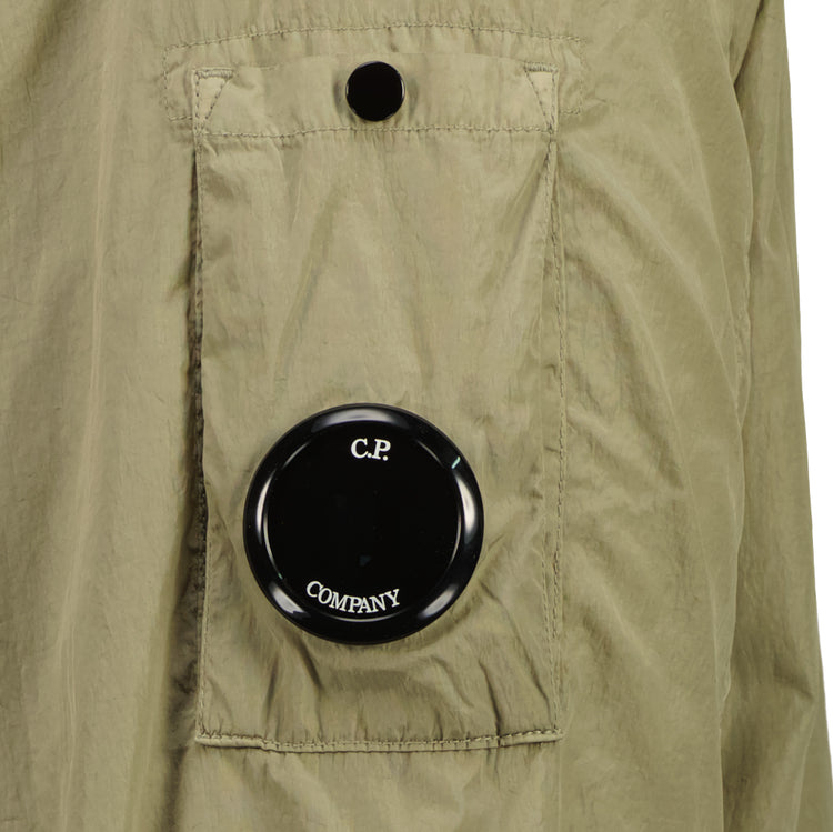 Chrome-R Hooded Lens Overshirt Jacket - Casual Basement