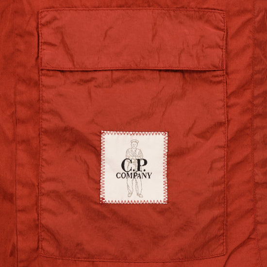 Chrome-R Hooded Lens Overshirt Jacket - Casual Basement