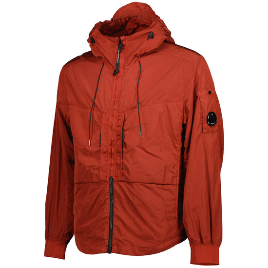 Chrome-R Hooded Lens Overshirt Jacket - Casual Basement