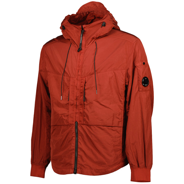 Chrome-R Hooded Lens Overshirt Jacket - Casual Basement